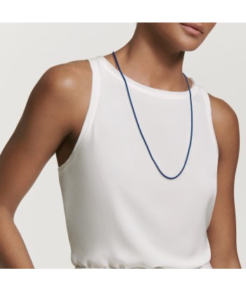 DY Bel Aire Chain Necklace in Navy with 14K Gold Accents Livraison rapide