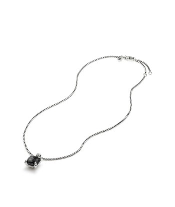 David Yurman Chatelaine Pendant Necklace with Black Onyx and Diamonds, 11mm 2024