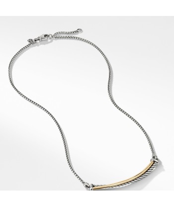 David Yurman Crossover Bar Necklace with 18K Gold À commander