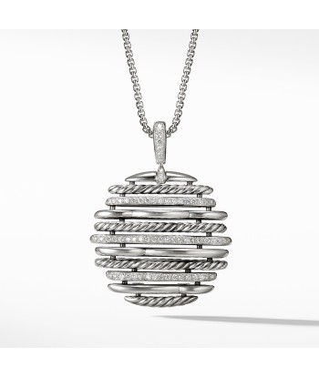 David Yurman Tides Pendant Necklace with Diamonds Fin de série