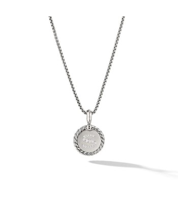 David Yurman Initial Charm Necklace with Diamonds les ctes