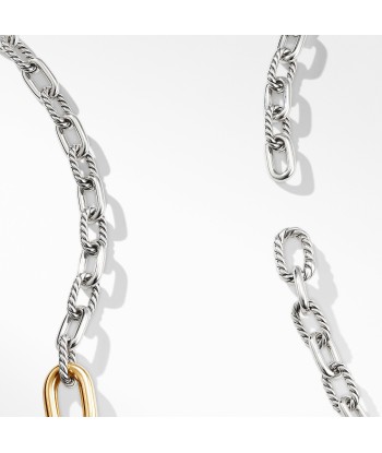 DY Madison Convertible Chain Link Necklace with 18K Yellow Gold en stock