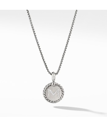 David Yurman Initial Charm Necklace with Diamonds les ctes