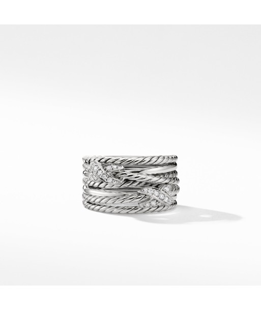 David Yurman Crossover Double X Ring with Diamonds Toutes les collections ici