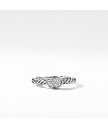 David Yurman Cable Collectibles Oval Ring with Diamonds l'évolution des habitudes 