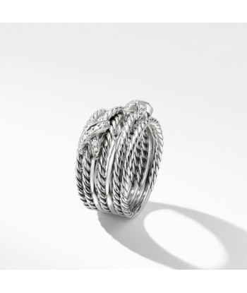 David Yurman Crossover Double X Ring with Diamonds Toutes les collections ici