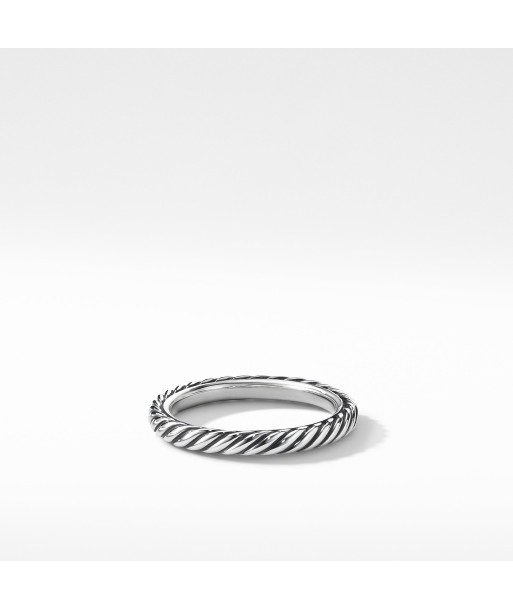 David Yurman 3MM Cable Classics Band Ring Amélioration de cerveau avec