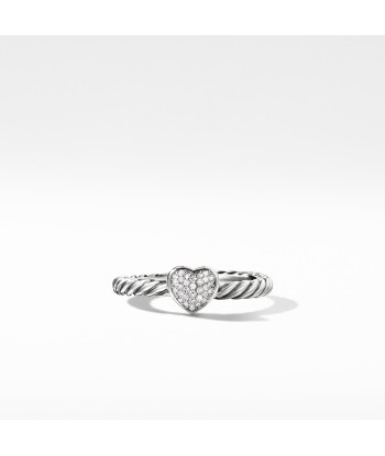 David Yurman Cable Collectibles Heart Ring with Diamonds Voir les baskets