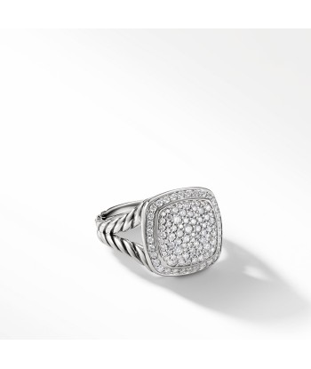 David Yurman Albion 11MM Ring with Pave Diamonds, Split Shank Les magasins à Paris