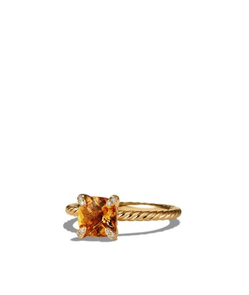 David Yurman Chatelaine Ring with Citrine and Diamonds in 18K Gold Comment ça marche