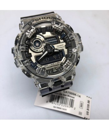 CASIO G-SHOCK GA-700SK-1A Clear Silver Metallic Skeleton Watch GA700SK sur le site 