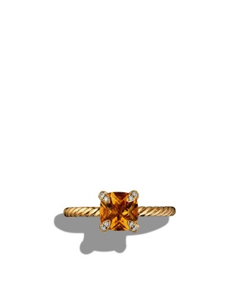 David Yurman Chatelaine Ring with Citrine and Diamonds in 18K Gold Comment ça marche