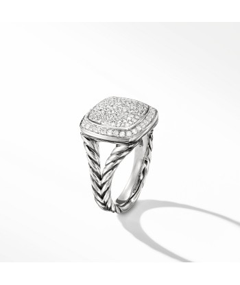 David Yurman Albion 11MM Ring with Pave Diamonds, Split Shank Les magasins à Paris