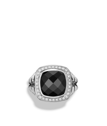 David Yurman Albion 11MM Ring with Diamonds, Split Shank Economisez 