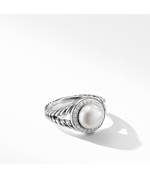 David Yurman Albion Pearl Ring with Diamonds À commander