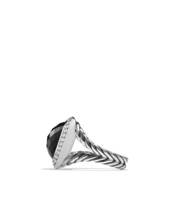 David Yurman Albion 14MM Ring with Diamonds, Split Shank en linge