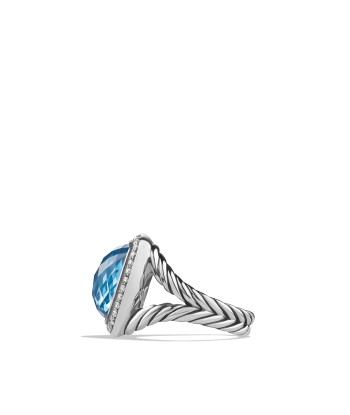 David Yurman Albion 14MM Ring with Diamonds, Split Shank en linge