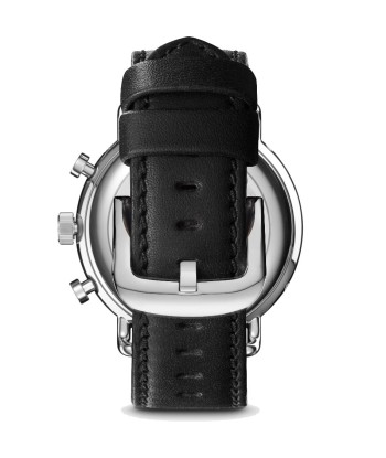 Shinola 45MM Canfield Sport Black Matte Dial Leather Watch S0120089889 À commander