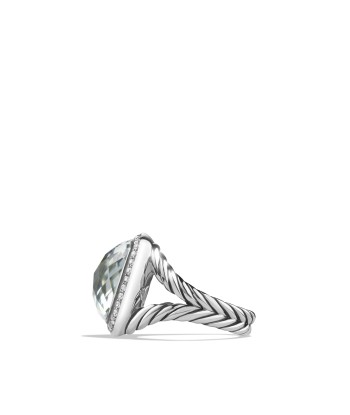 David Yurman Albion 14MM Ring with Diamonds, Split Shank en linge