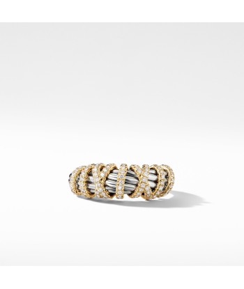 David Yurman Helena Ring with Diamonds and 18K Gold, 8mm vous aussi creer 