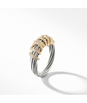 David Yurman Helena Ring with Diamonds and 18K Gold, 8mm vous aussi creer 