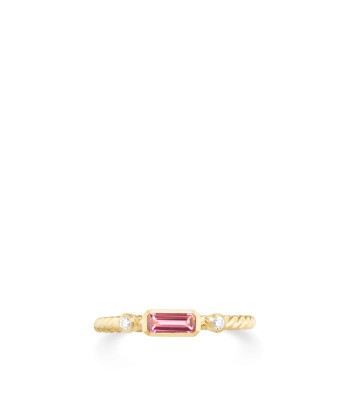 Novella Ring in Pink Tourmaline with Diamonds vous aussi creer 