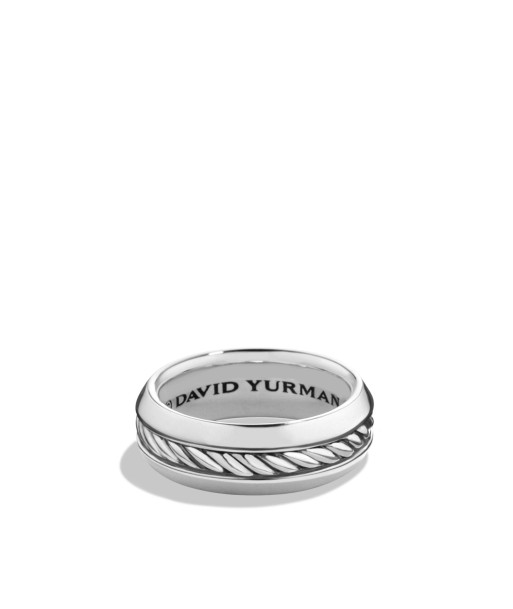 David Yurman Men's Cable Insert Classic Band Ring les muscles