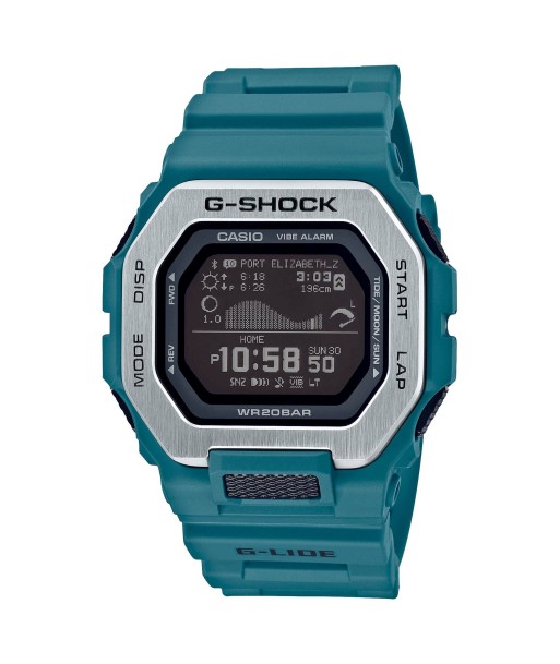 Casio G-SHOCK G-LIDE GBX-100-2 Teal Green Surfer Men's Tide Watch acheter