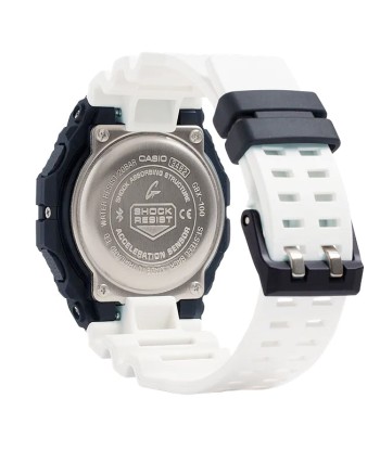 Casio G-SHOCK G-LIDE GBX-100-7 White Surfer Men's Tide Watch est présent 