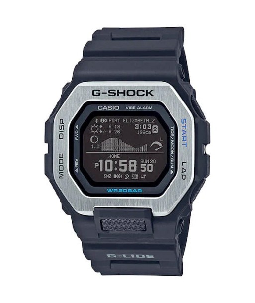 Casio G-SHOCK G-LIDE GBX-100-1 Black Surfer Men's Tide Surf Watch à prix réduit toute l'année