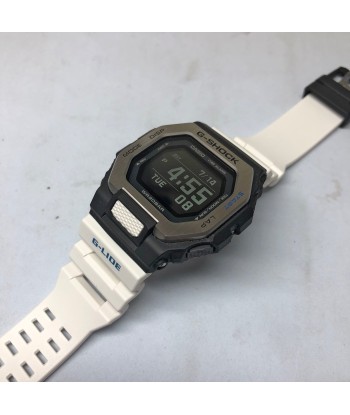 Casio G-SHOCK G-LIDE GBX-100-7 White Surfer Men's Tide Watch est présent 