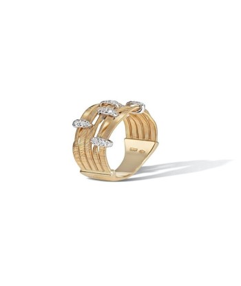 Marco Bicego 18k Yellow Gold Marrakech Onde Multi Strand Ring l'évolution des habitudes 