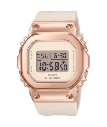 Casio G-Shock GMS Rose Gold Stainless Steel Womens Watch GMS5600PG-4 plus qu'un jeu 