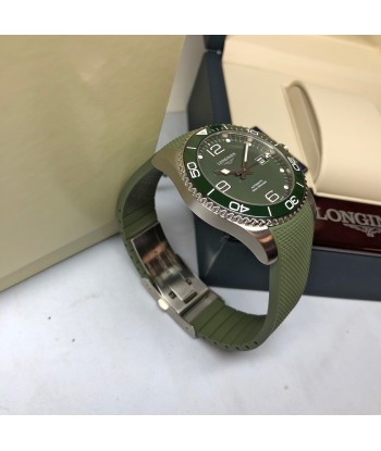 Longines Hydroconquest 41MM Automatic Green Ceramic Diving Watch L37814069 Comment ça marche