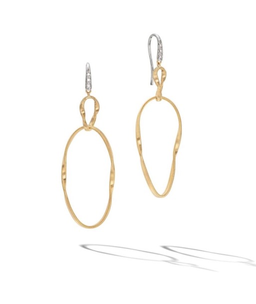 Marco Bicego 18k Yellow Gold Marrakech Onde Double Drop Earrings 2024