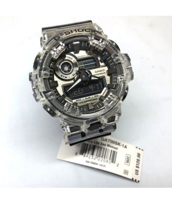 CASIO G-SHOCK GA-700SK-1A Clear Silver Metallic Skeleton Watch GA700SK sur le site 