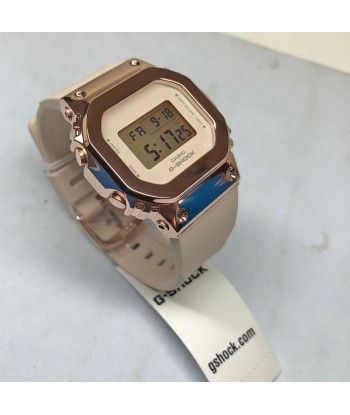 Casio G-Shock GMS Rose Gold Stainless Steel Womens Watch GMS5600PG-4 plus qu'un jeu 