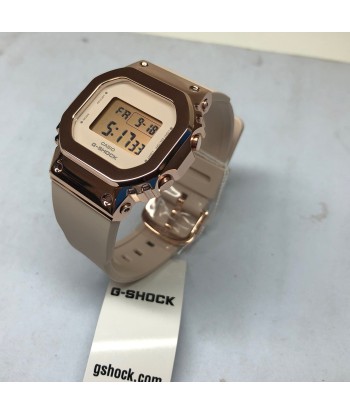 Casio G-Shock GMS Rose Gold Stainless Steel Womens Watch GMS5600PG-4 plus qu'un jeu 