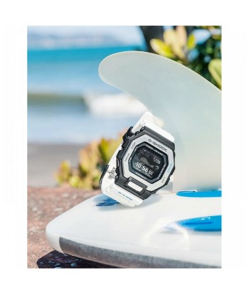 Casio G-SHOCK G-LIDE GBX-100-7 White Surfer Men's Tide Watch est présent 