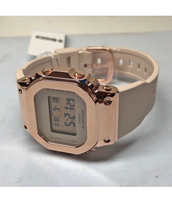 Casio G-Shock GMS Rose Gold Stainless Steel Womens Watch GMS5600PG-4 plus qu'un jeu 