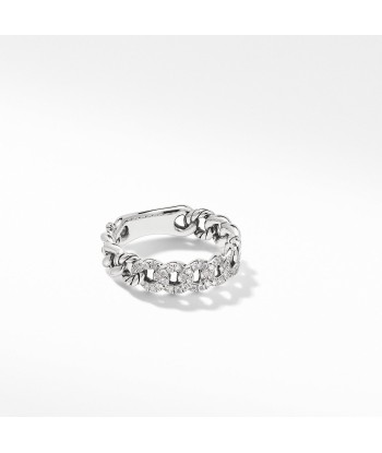 David Yurman Belmont Narrow Curb Link Diamond Ring Par le système avancé 