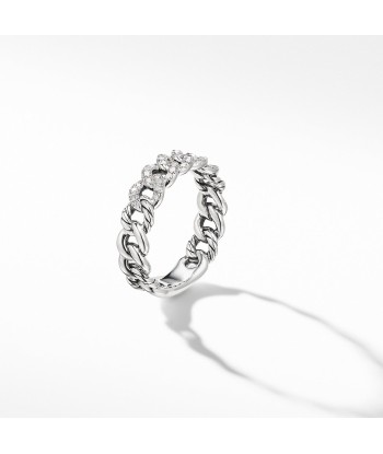 David Yurman Belmont Narrow Curb Link Diamond Ring Par le système avancé 