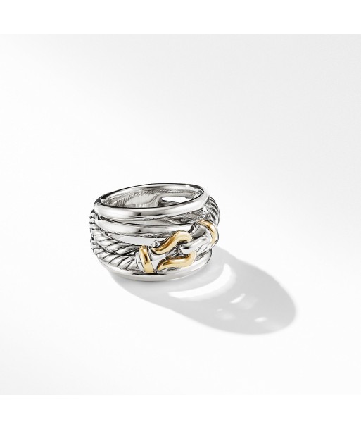 David Yurman Buckle Ring in Sterling Silver & 18K Gold Economisez 