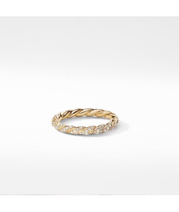 David Yurman Paveflex Ring with Diamonds 2.7MM à prix réduit toute l'année