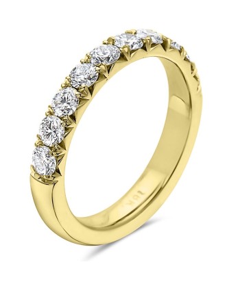 14k Gold Ladies Cut Down Wedding Band with Diamonds Half Way Around -DR01108 la colonne vertébrale