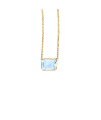 14k Yellow Gold Emerald Cut Necklace Le MVP de beaucoup