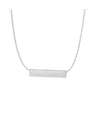 14K Gold Small Bar Necklace pas cher chine