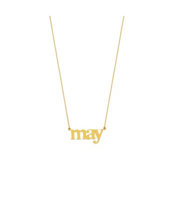 14k Gold Name Necklace pas cheres