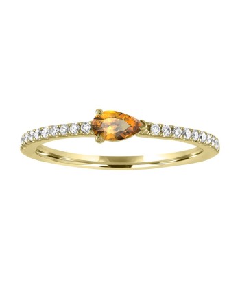 My Story 14k Gold "The Layla" Citrine Ring Découvrez la collection