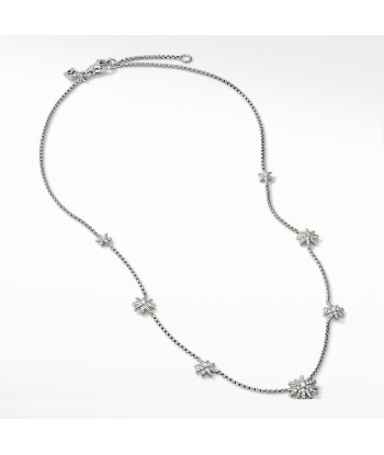 David Yurman Starburst Station Chain Diamond Necklace les ctes